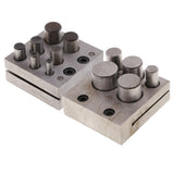 Small Economy Jewelers Disc Cutter Punch Set Metal Circle Round Mold