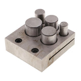 Small Economy Jewelers Disc Cutter Punch Set Metal Circle Round Mold