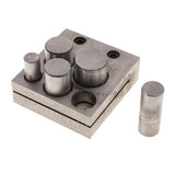Small Economy Jewelers Disc Cutter Punch Set Metal Circle Round Mold