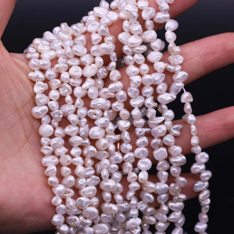5-7mm Freshwater Pearls Recycled Irregular Beads DIY Jewelry Making