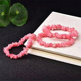 5-7mm Rhodochrosite Stone Gravels Bracelet Chips Loose Beads