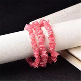 5-7mm Rhodochrosite Stone Gravels Bracelet Chips Loose Beads