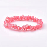5-7mm Rhodochrosite Stone Gravels Bracelet Chips Loose Beads