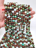 Natural Chrysoprase Australian Jades Round Loose Stone Beads 15inches