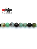 Natural Chrysoprase Australian Jades Round Loose Stone Beads 15inches