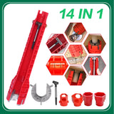 Multifunction Faucet Wrench Tool Plumbing Key English Tools