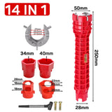 Multifunction Faucet Wrench Tool Plumbing Key English Tools