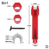 Anti-slip Sink Faucet Wrench Double Head Repair Water Heater Plumbing Tool