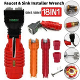 Anti-slip Sink Faucet Wrench Double Head Repair Water Heater Plumbing Tool