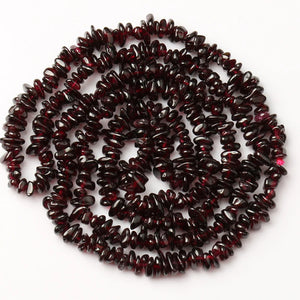 5-8MM Dark Red Garnet Natural Stone Beads 33''Strands