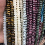 5*8MM Oval Gemstone Oblate Beads For DIY Jewelry Making