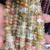 5*8MM Oval Gemstone Oblate Beads For DIY Jewelry Making