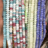 5*8MM Oval Gemstone Oblate Beads For DIY Jewelry Making