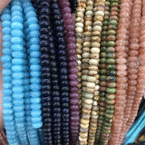 5*8MM Oval Gemstone Oblate Beads For DIY Jewelry Making