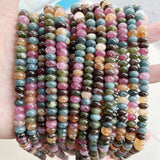 5*8MM Tourmaline Natural Stone Beads DIY Accessory Necklace Bracelet