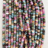 5*8MM Tourmaline Natural Stone Beads DIY Accessory Necklace Bracelet