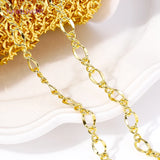 18K Plated Oval Chains for Jewelry Making - DIY Necklace Accessories