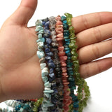 Irregular Gravel Spacer Beads Natural Stone Peridot Garnet Chips 15''