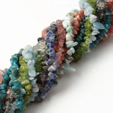 Irregular Gravel Spacer Beads Natural Stone Peridot Garnet Chips 15''