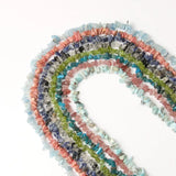 Irregular Gravel Spacer Beads Natural Stone Peridot Garnet Chips 15''