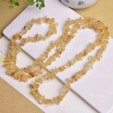 Tourmaline Crystal Chips Spacer Bead for Bracelet 16''