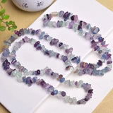 Tourmaline Crystal Chips Spacer Bead for Bracelet 16''