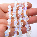 5-8mm Moonstone Cat Eye Crystals Opal Beads for Jewelry Making
