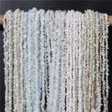5-8mm Moonstone Cat Eye Crystals Opal Beads for Jewelry Making