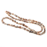 Rose Quartz Moonstone Chip Gravel Stone Beads Crystal Healing DIY Jewelry