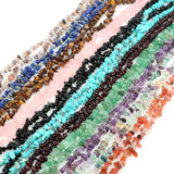 Rose Quartz Moonstone Chip Gravel Stone Beads Crystal Healing DIY Jewelry