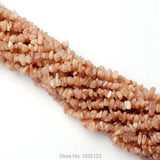 5-8mm Natural Sun Stone Chip Loose Beads Strand DIY Jewellery Making