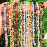 Natural Irregular Amazonite Agates Citrines Quartz Stone Beads