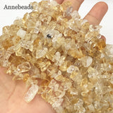 5-8mm Citrines Crystal Stone Gravel Chips Beads for Jewelry Making