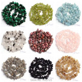 Natural Malachite Freeform Gravel Loose Beads Strand Jewelry Making