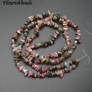 5~8mm Mix Tourmaline Stone Chips Loose Beads 5 Strands