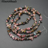 5~8mm Mix Tourmaline Stone Chips Loose Beads 5 Strands