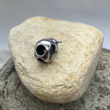316L Stainless Steel Big Skull Bead for Charm Leather Bracelet DIY