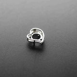 Heart Shape CZ Stone 925 Silver Pendant Setting