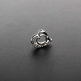 Heart Shape CZ Stone 925 Silver Pendant Setting