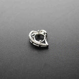 Heart Shape CZ Stone 925 Silver Pendant Setting
