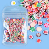 5 Bags Mix Candy Cake Polymer Soft Clay Flakes Set For Nail Art