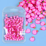 5 Bags Mix Candy Cake Polymer Soft Clay Flakes Set For Nail Art