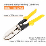 5-Blade Sheet Metal Crimper for Stove Pipe Duct HVAC Gutter Tool