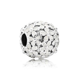 925 Sterling Silver Chinese Charms for Jewelry Making Letter Beads