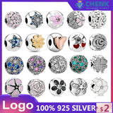 925 Silver Chinese Charms - 5 Clips Collection for Jewelry Making