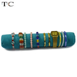 Jewelry Roll Bag Bracelets Display Watch Holder Jewellery Storage