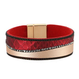 Charm Leather Bracelet for Women's Punk Casual Party Jewelry