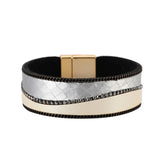 Charm Leather Bracelet for Women's Punk Casual Party Jewelry