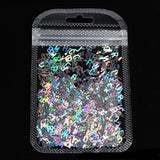 Alphabet Holographic Laser- Letters Chunky Glitter Resin Sequins 2g Per