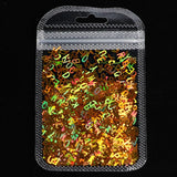 Alphabet Holographic Laser- Letters Chunky Glitter Resin Sequins 2g Per